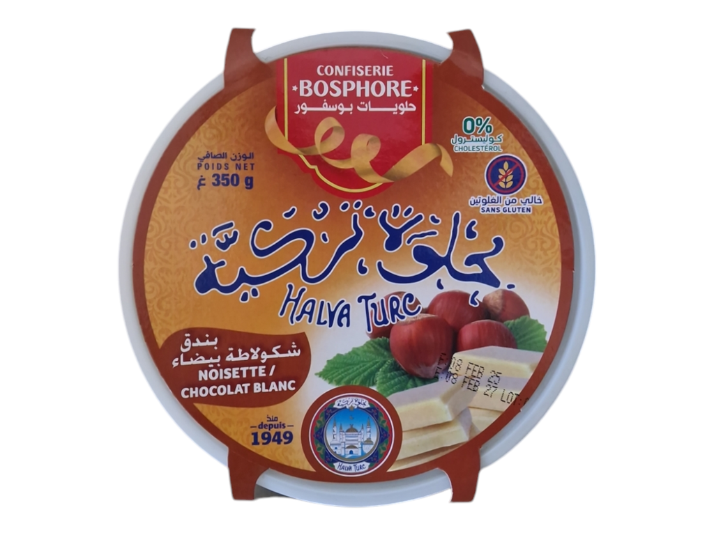 BOSPHORE chamia noisette et chocolat blanc 350g
