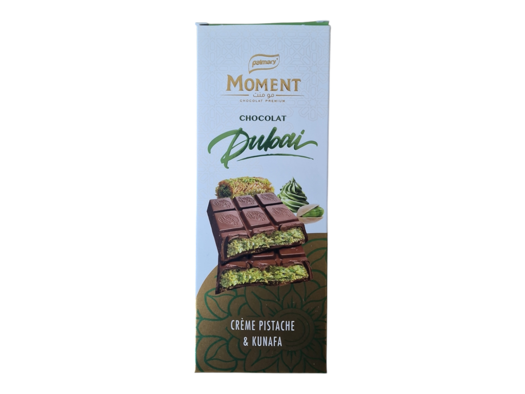 MOMENT chocolat dubai creme pistache & kunafa 150g