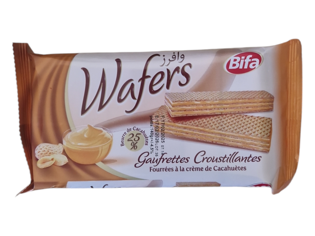 WAFERS gaufrette a la crème de cacahuétes140grs