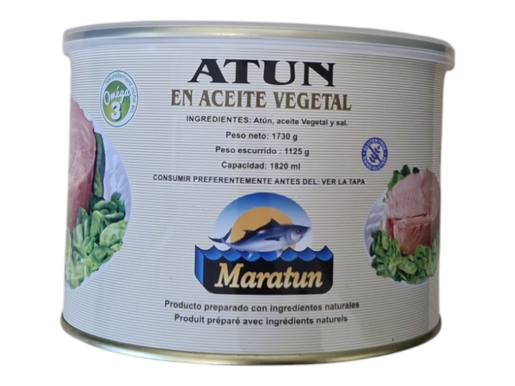 MARATUN thon a l'huile végétale 1730g