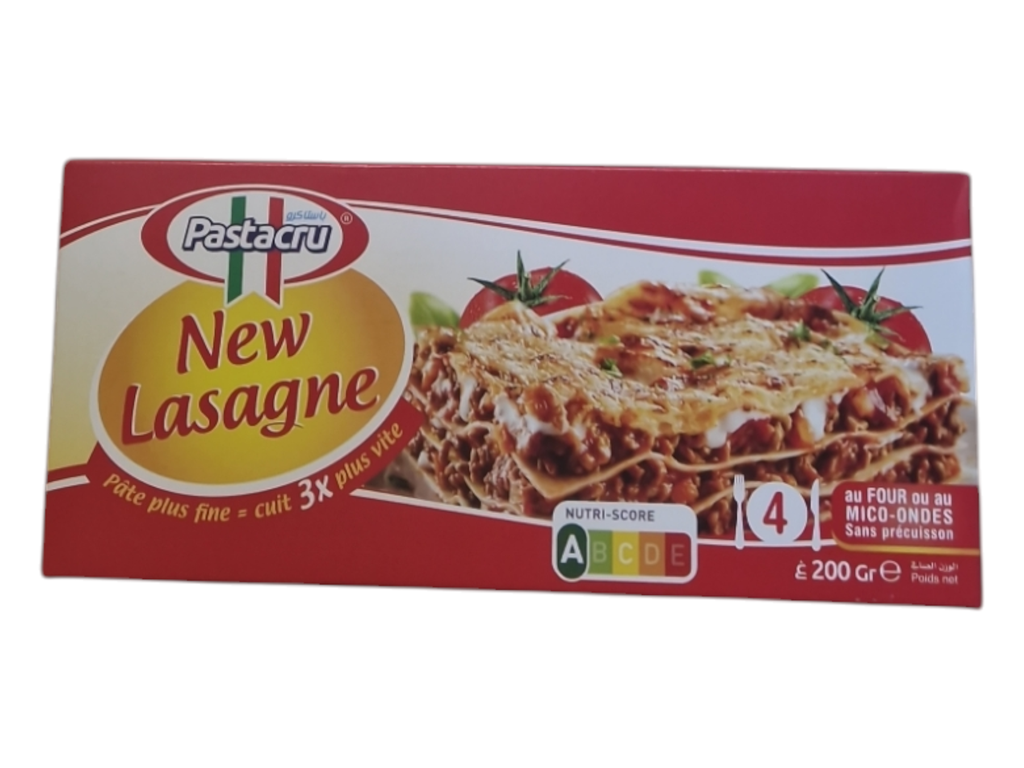 PASTACRU lasagne 200g
