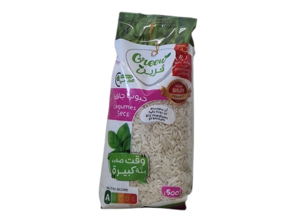 GREEN riz blanc 500G