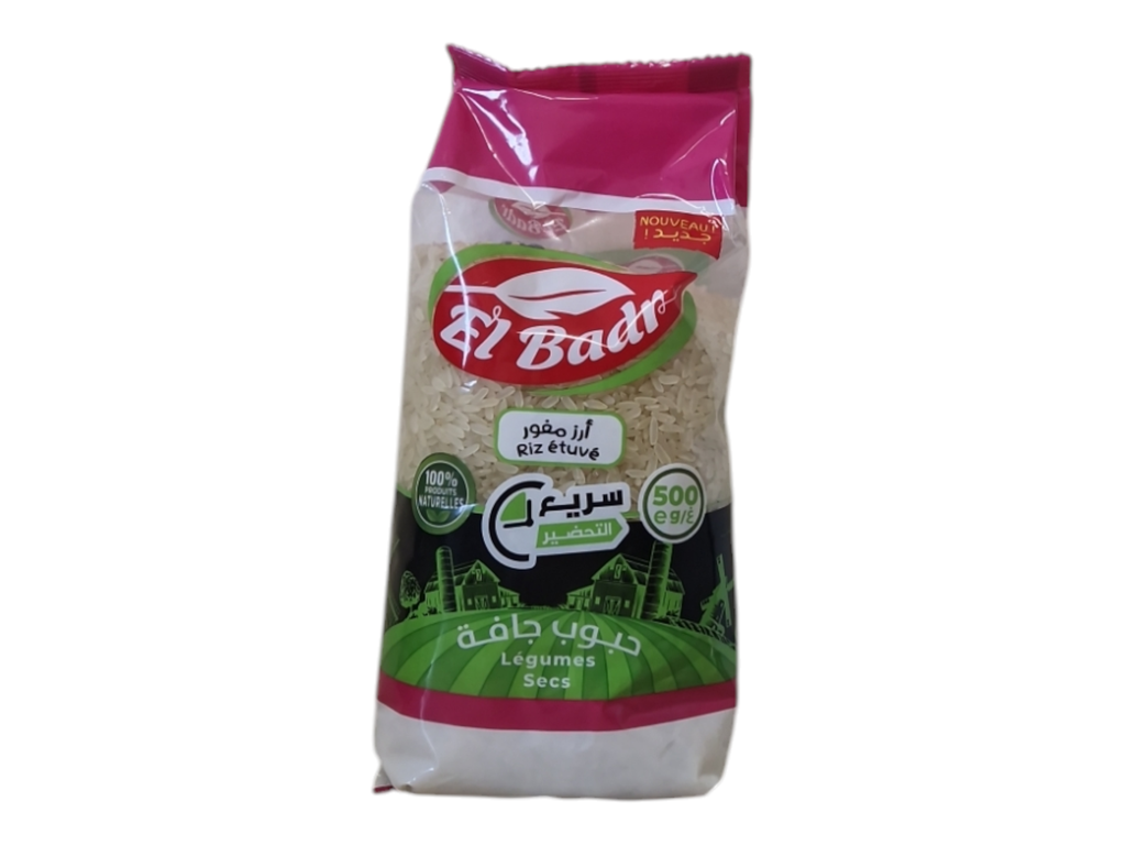 EL BADR riz étuvé 500g