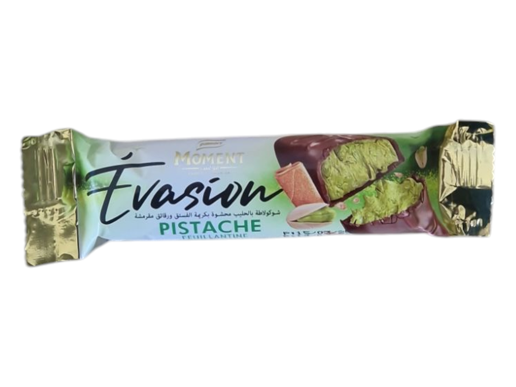 MOMENT evasion pistache bar chocolat