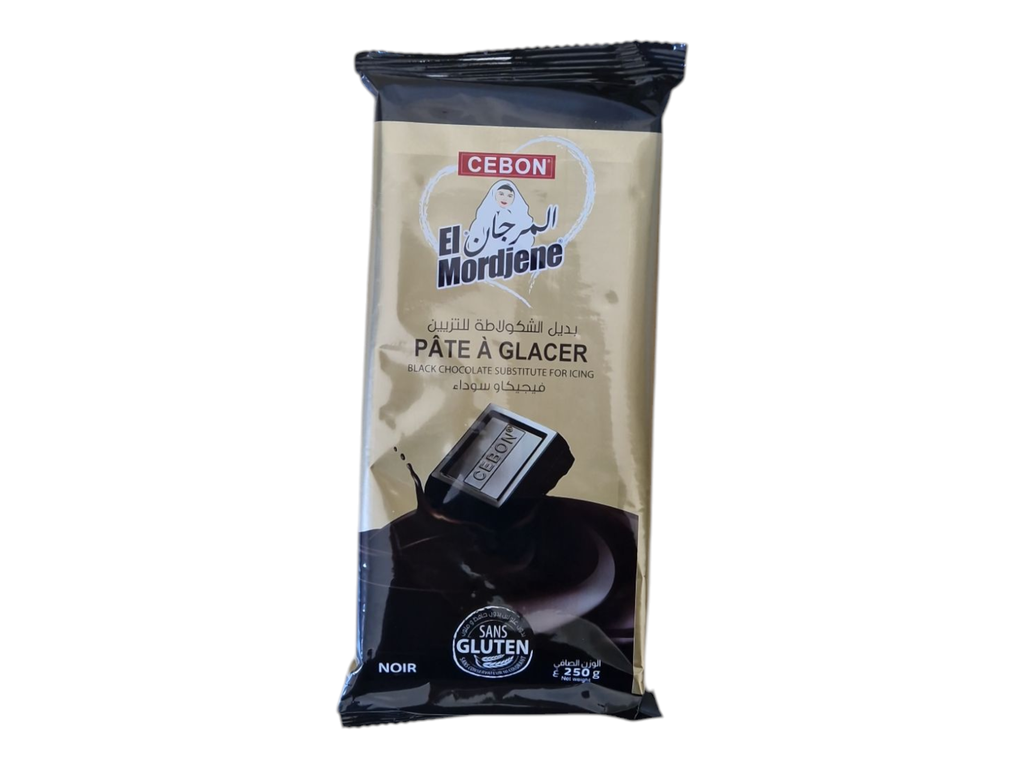 EL MORDJENE pate à glacer noir 250g