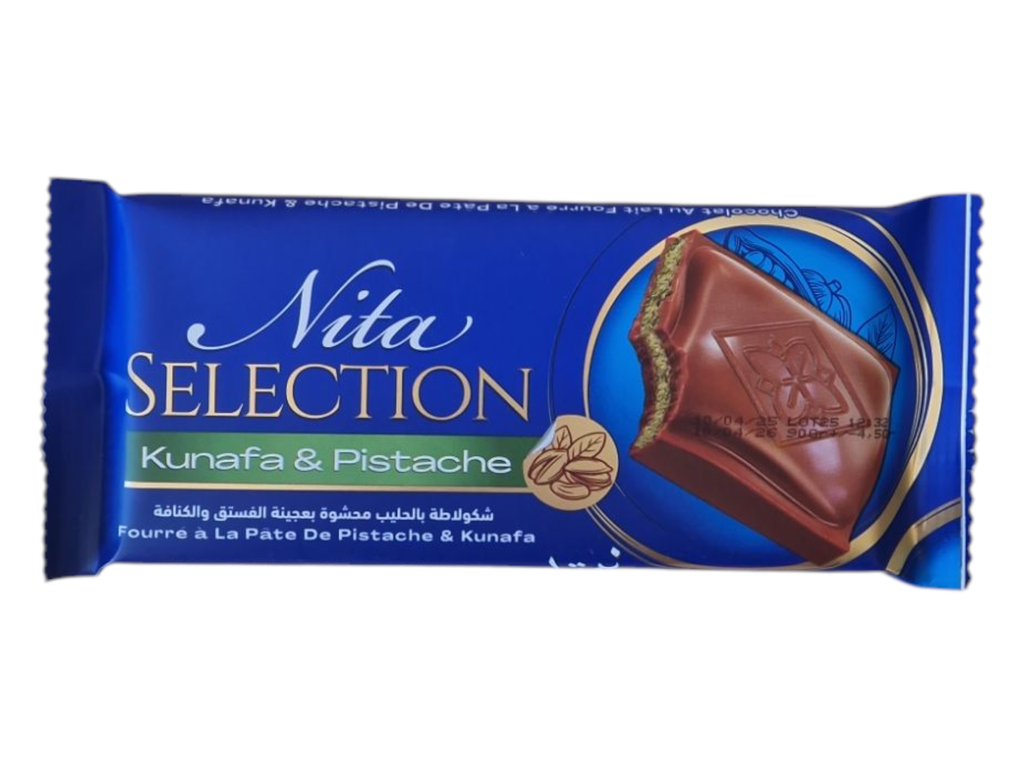 NITA selection chocolat kunafa & pistache 90g
