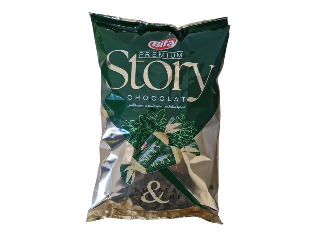 STORY twist chocolat fourré pistache & cunafa sac