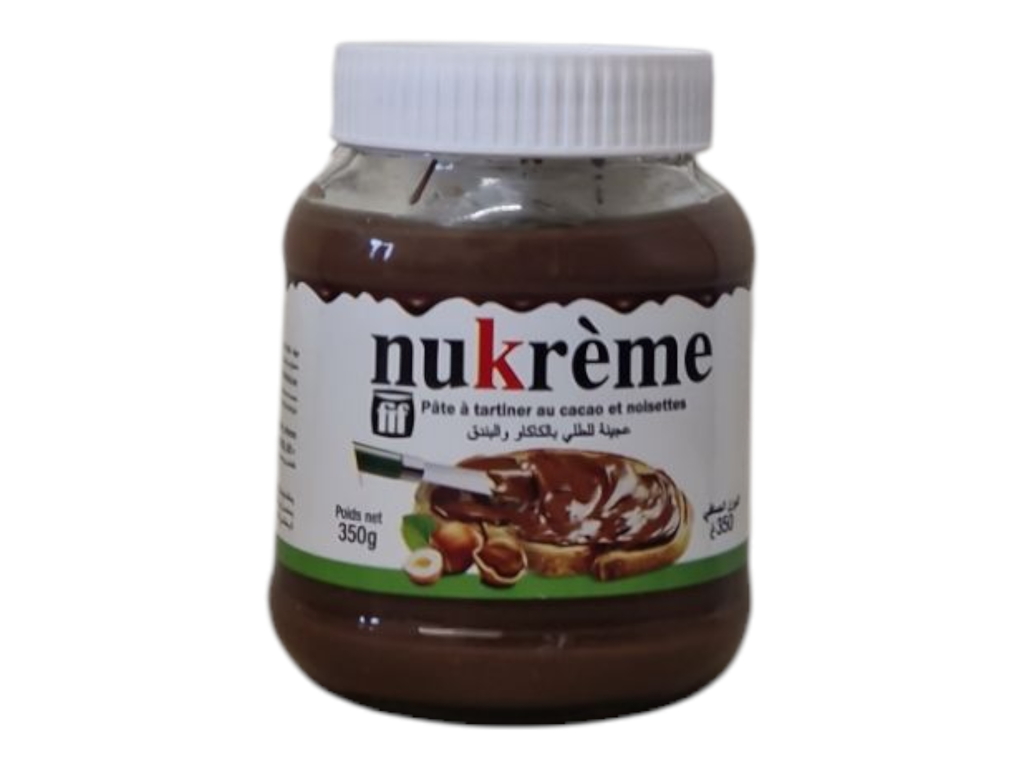 NUKREME pate a tartinier au noisette 350g