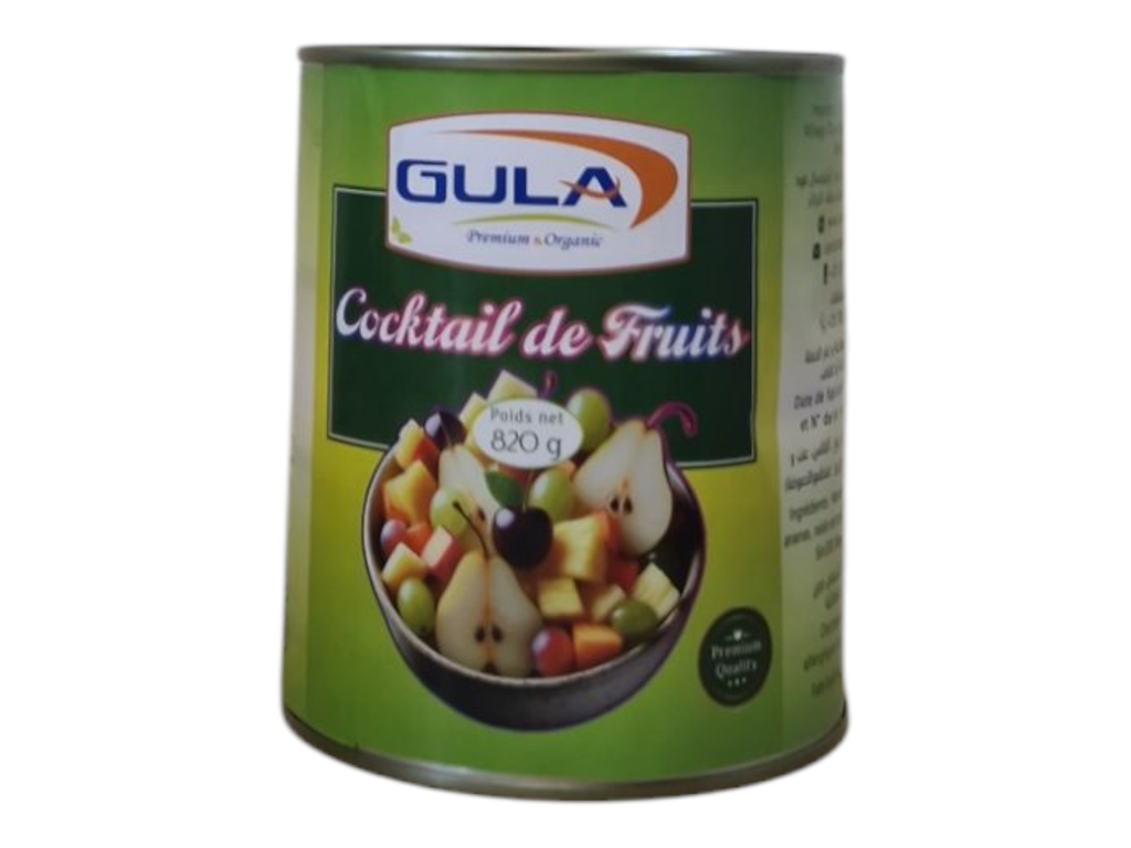 GULA cocktail de fruit 820g
