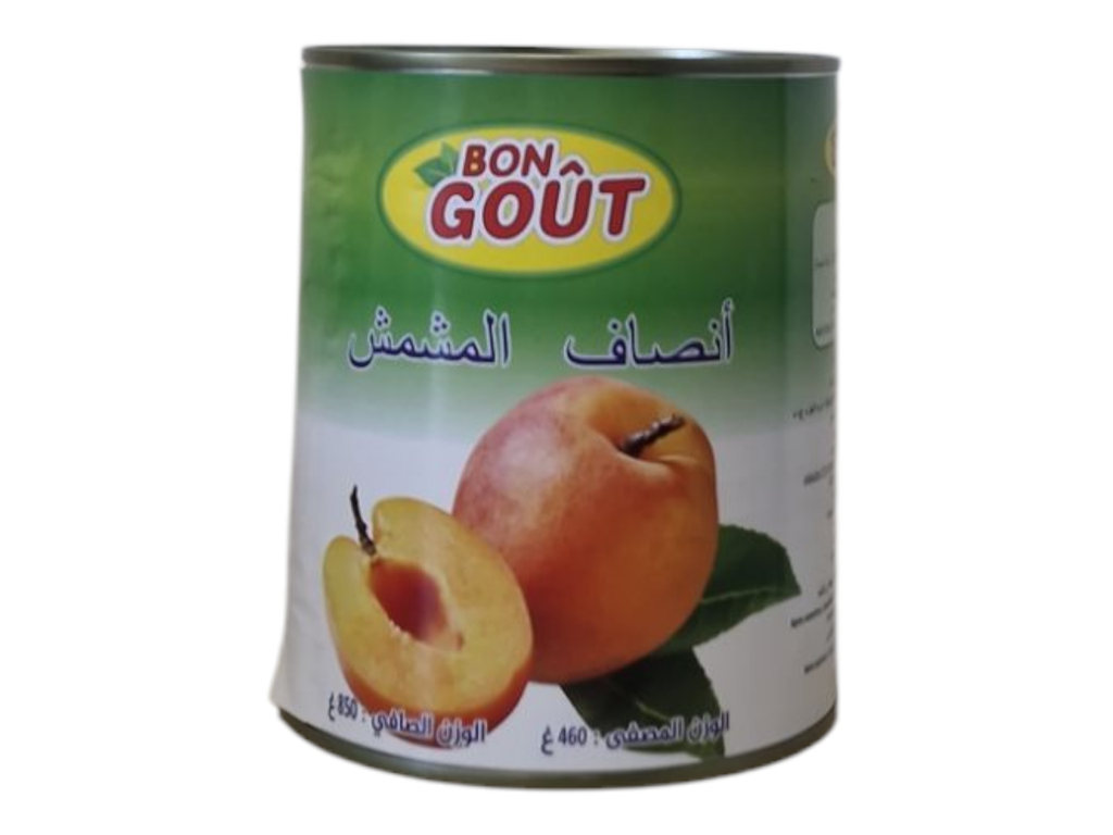 BON GOUT demi abricot 850g