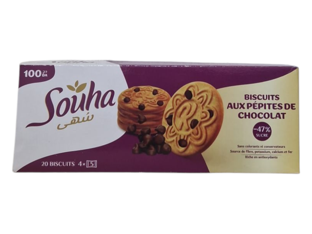 SOUHA biscuit aux pépites de chocolat