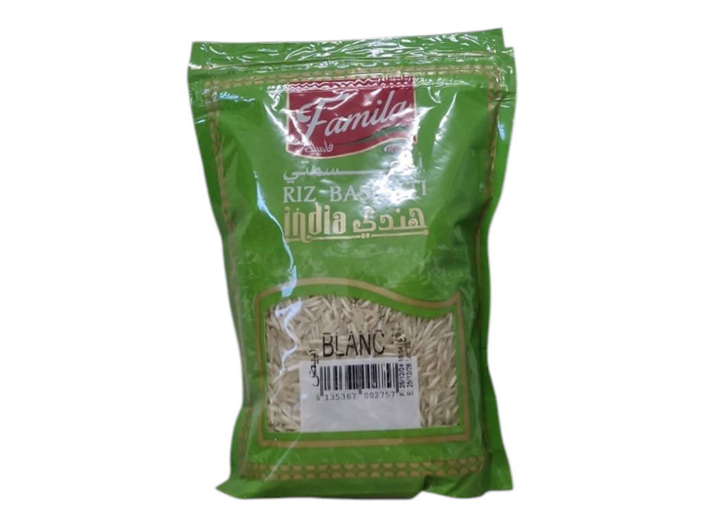 FAMILA riz basmati india blanc 500g