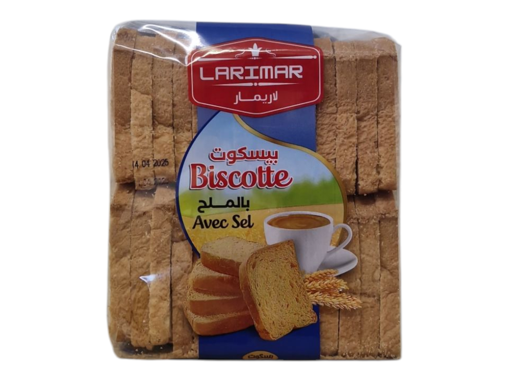 LARIMAR biscotte avec sel 300g