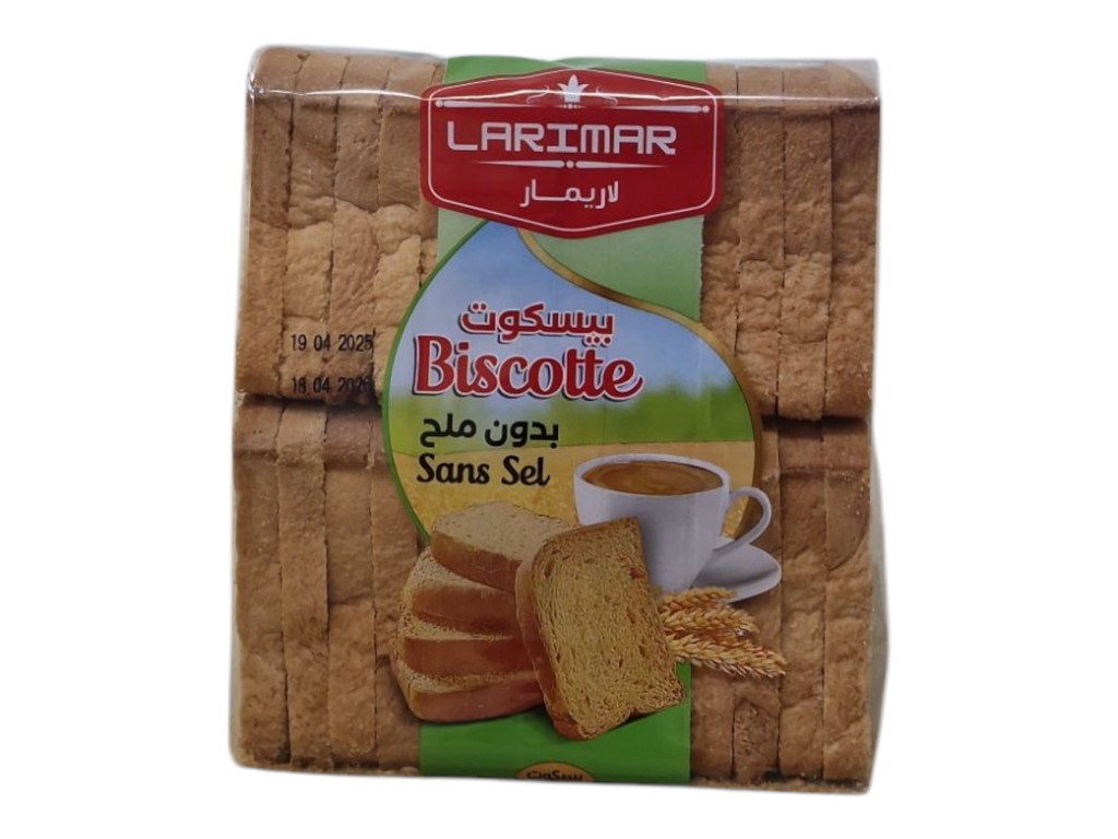 LARIMAR biscotte sans sel 300g
