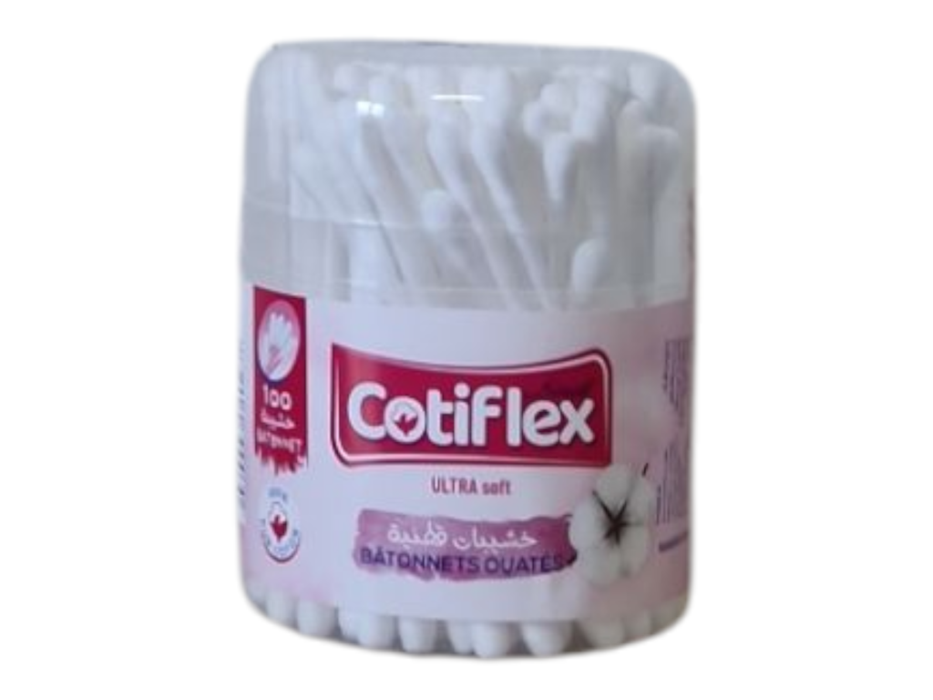 COTIFLEX ultra sort coton-tige 100ps