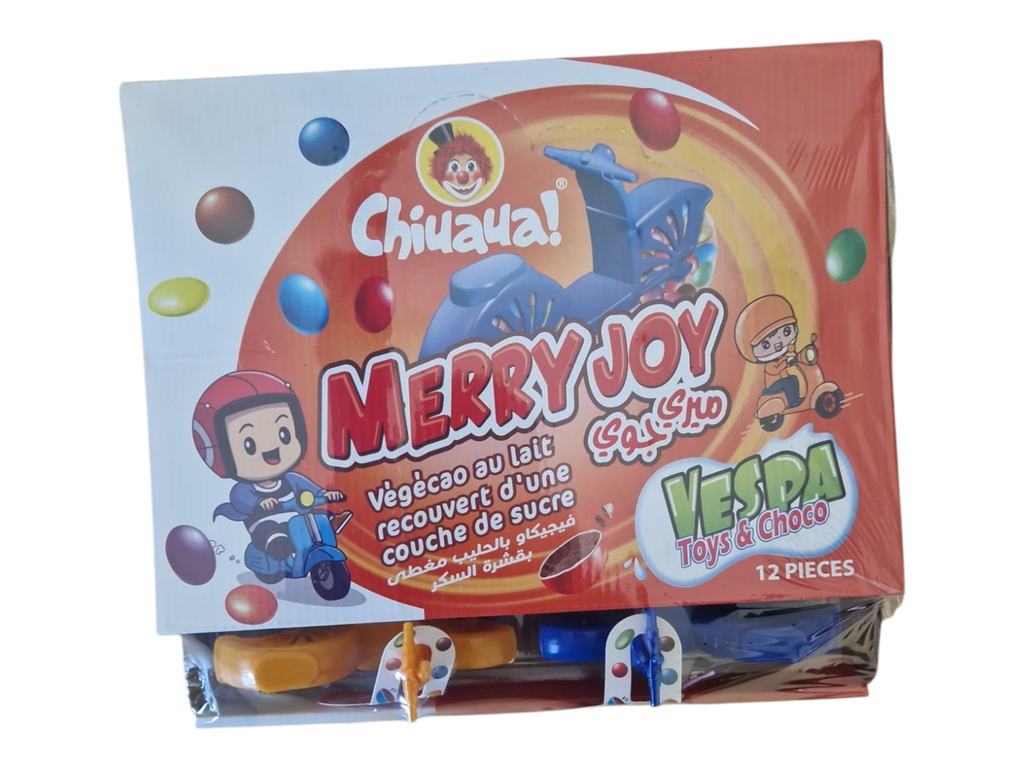 MERRY JOY vespa végécao au lait *12p