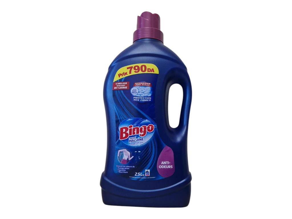 BINGO liquide machine ani odeurs 2.5L 790.00