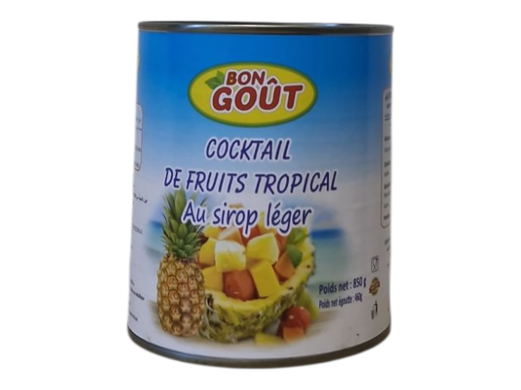 BON GOUT cocktail de fruit 850g