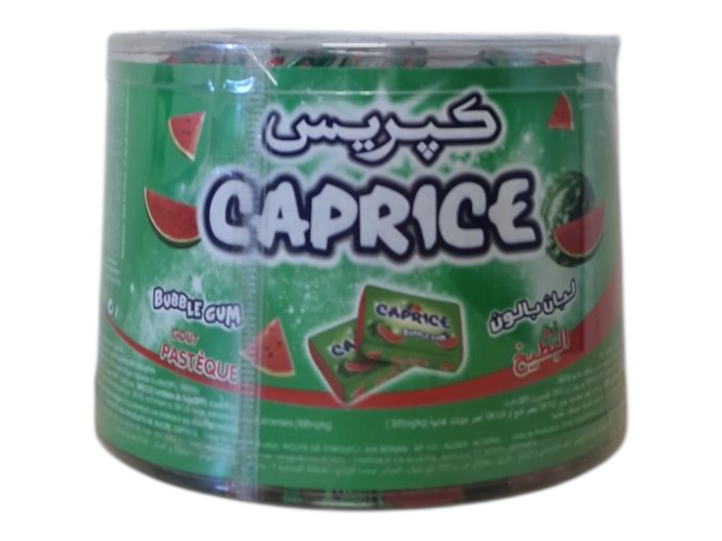 CAPRICE chewingum pastèque boitte 200p