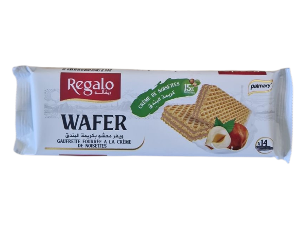 REGALO wafer  gaufrette crème de noisette *14