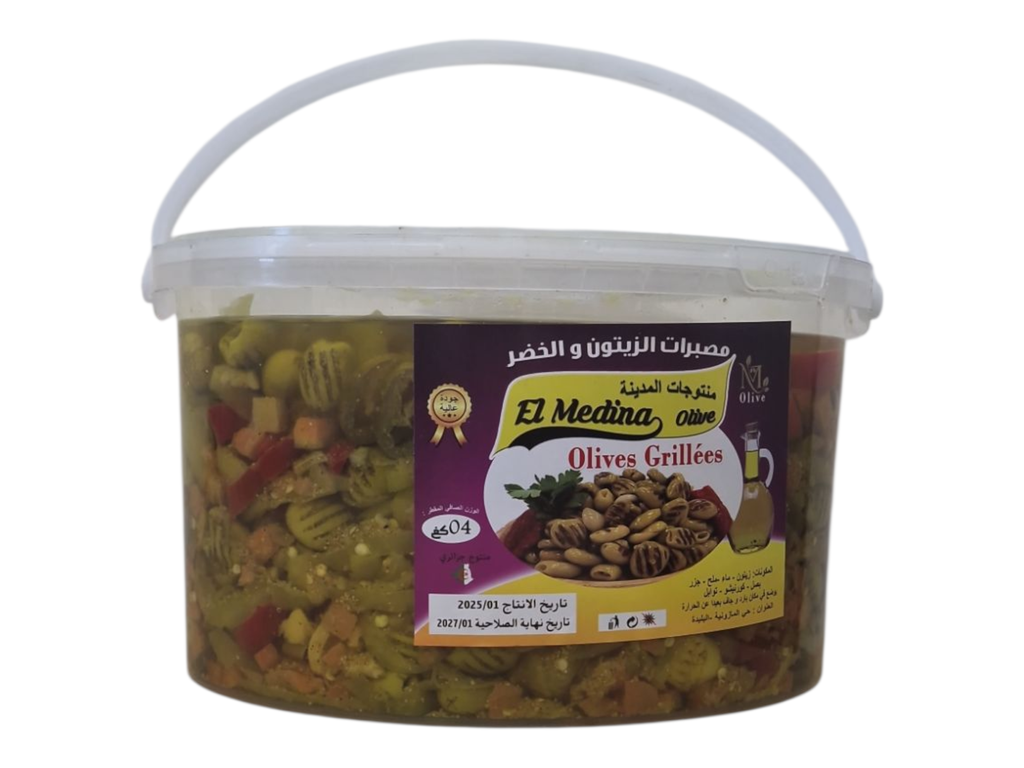 EL MEDINA olives grillées vert 4kg