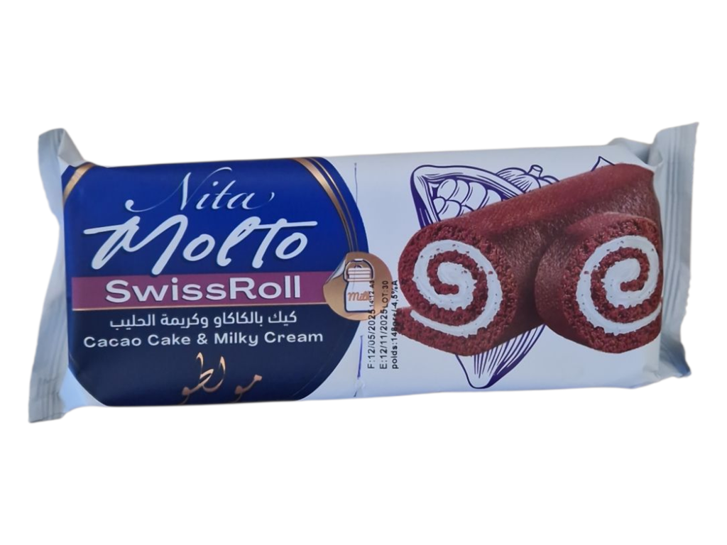 NITA molto swissroll cacao cake 148g G.M