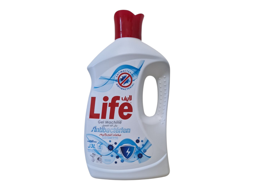 LIFE  gel machine anti bactérie 3l