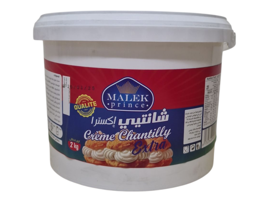 malek prince creme chantilly extra  2kg