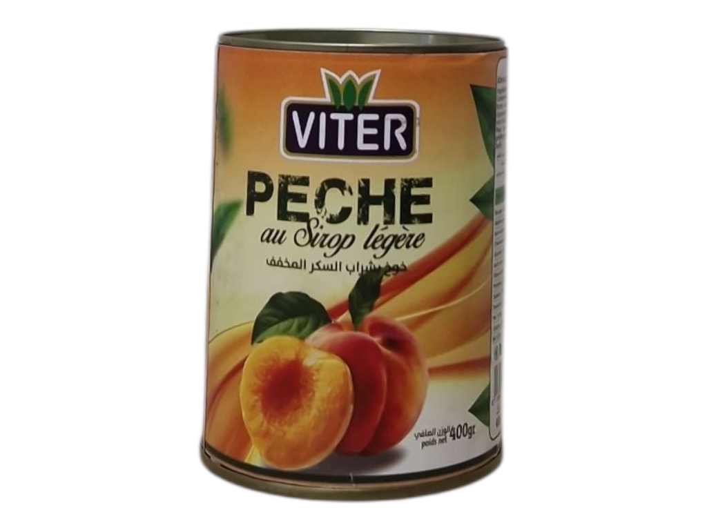 VITER peche au sirop légère 400g