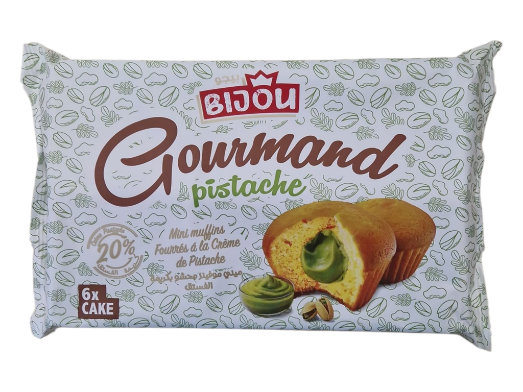 BIJOU mini muffins pistache 6p