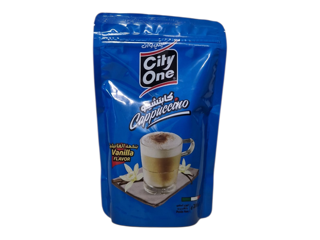 CITY ONE capputccino vanilla sac 200G