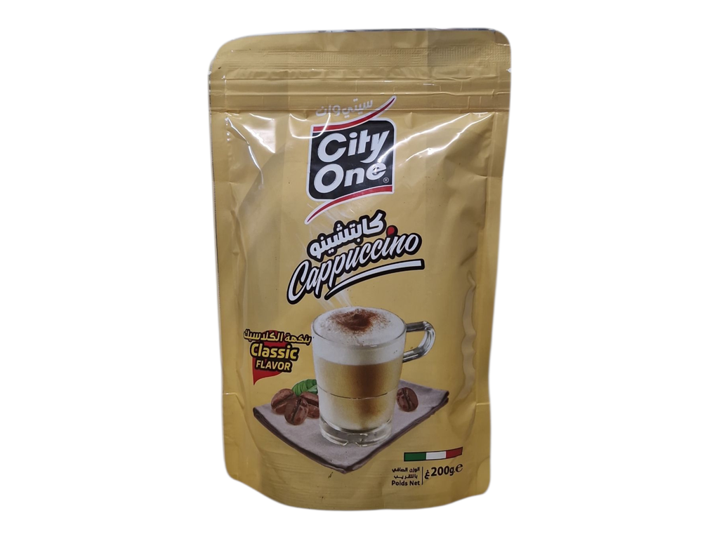 CITY ONE capputccino classic sac 200G