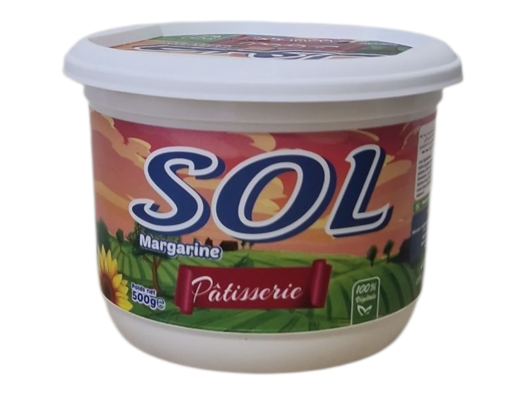 SOL margarine patisserie  pot 500g