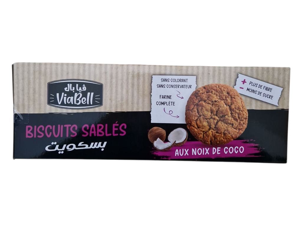 VIABELL biscuit sablés aux noix de coco