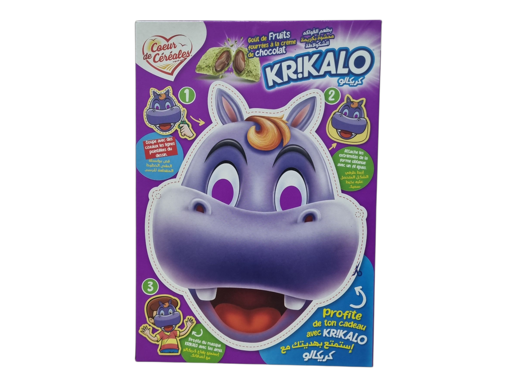 KRIKALO cœur de céréales fruits pillows 200 g