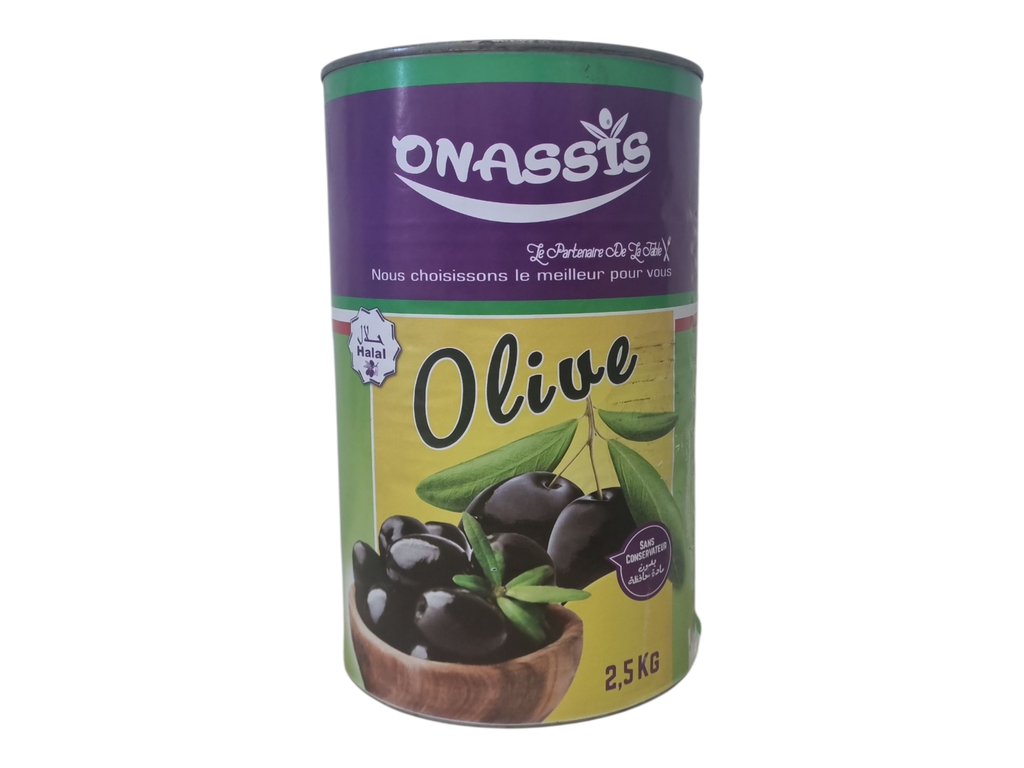 ONASSIS olives noires 2.5kg
