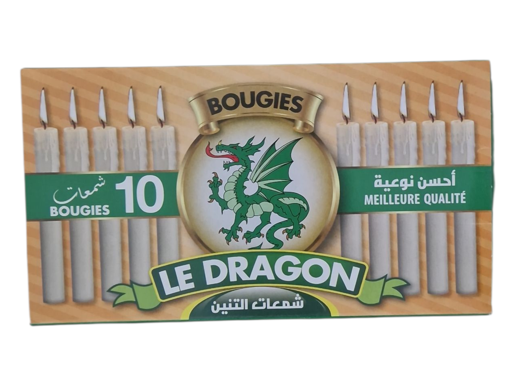 LE DRAGON bougies *24ح