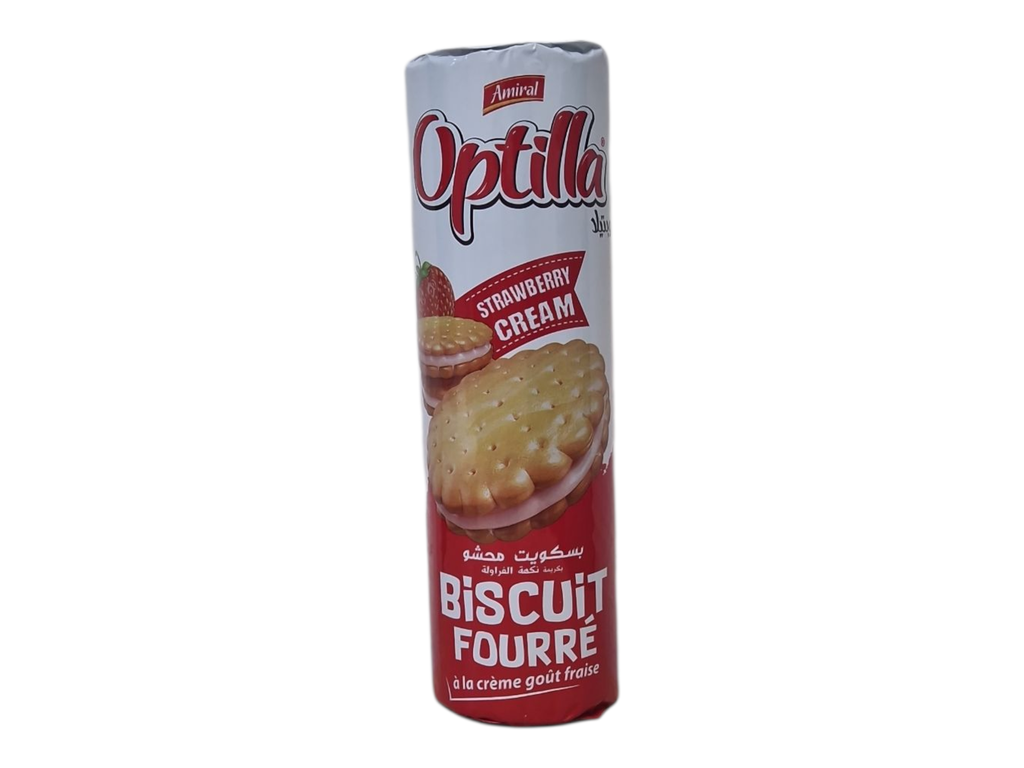OPTILLA biscuit fraise 350grs