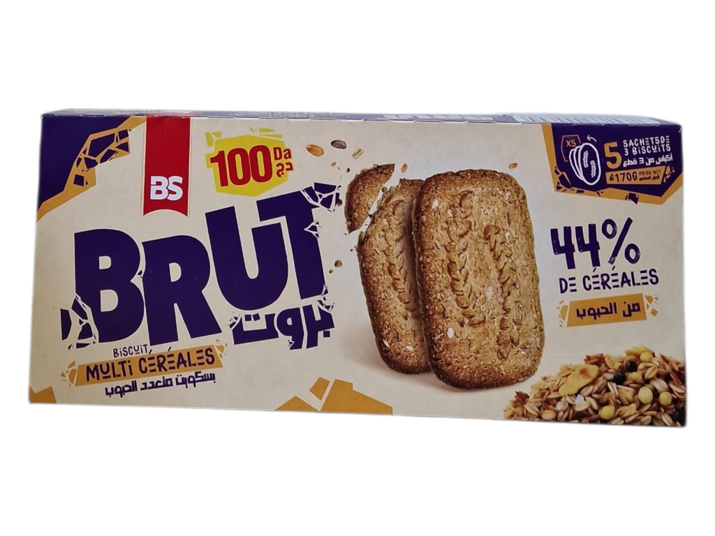 QAADA brut biscuit melti cereales 170g