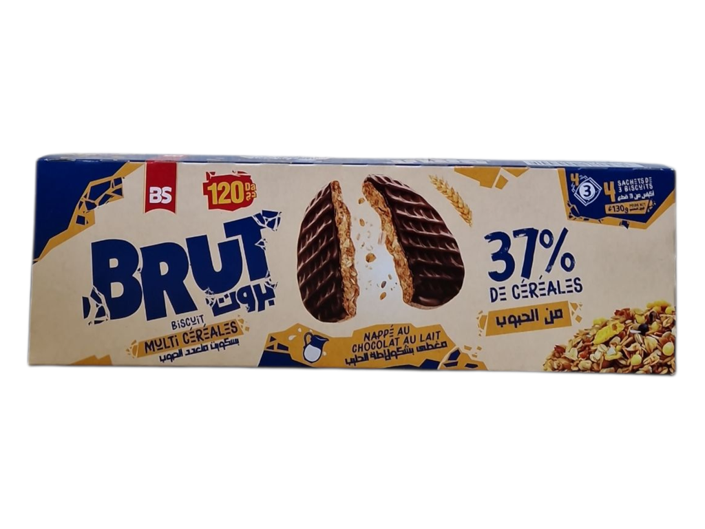 QAADA brut biscuit chocolat aux lait 130g