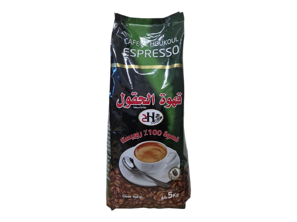 HOUKOUL café grains 100% robusta 5kg