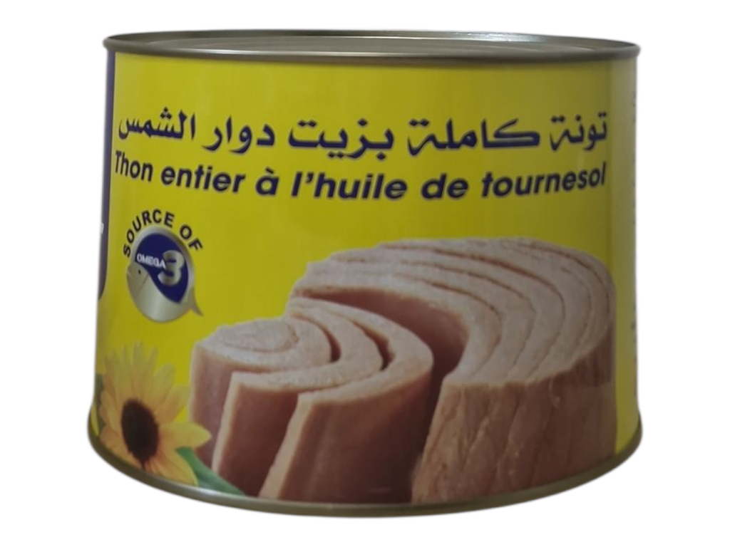 SIDI AHMED thon entier a l'huile de tornesol 1.7kg