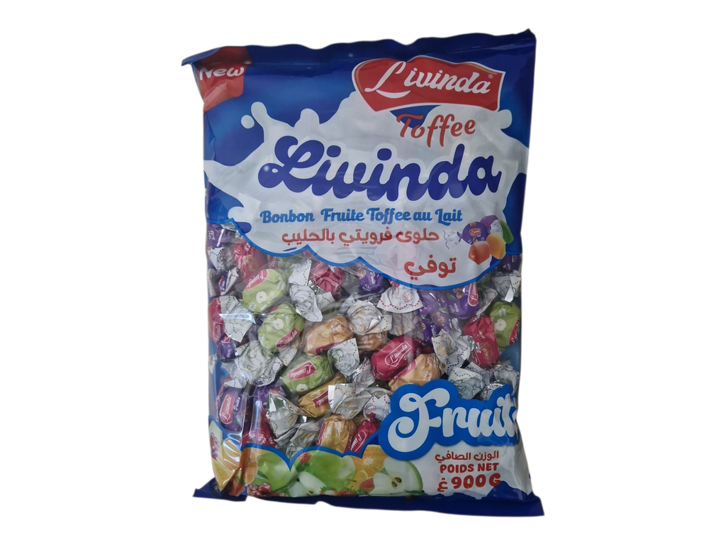 LIUINDA bonbon fruite au lait 900g