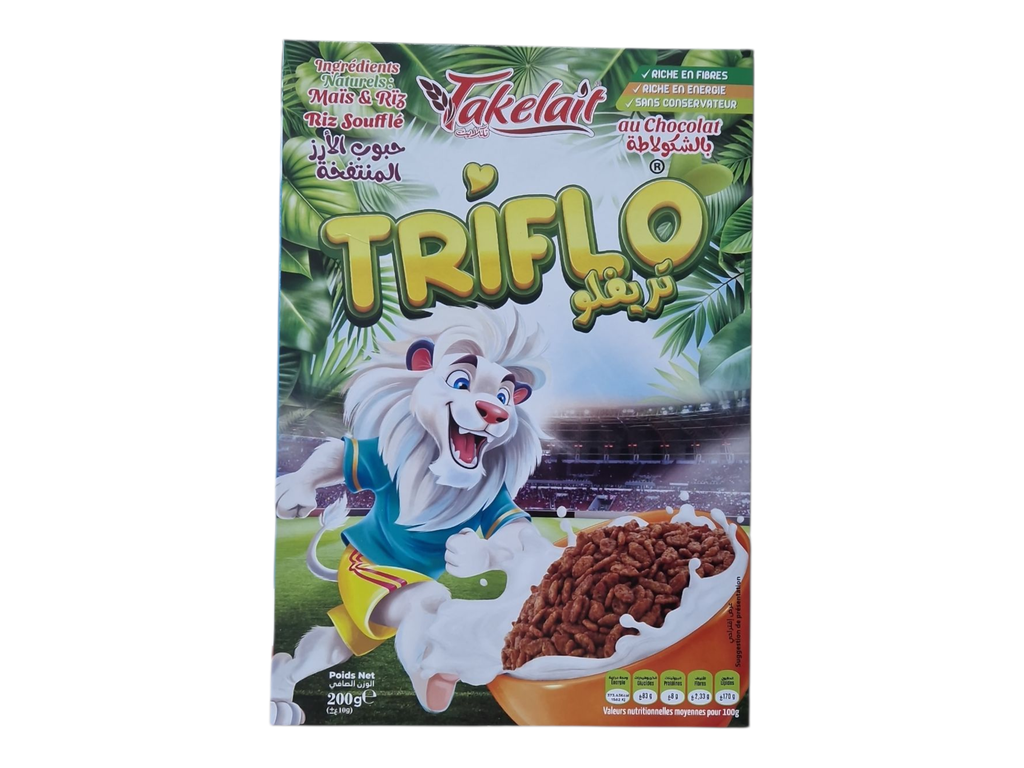 TAKELAIT triflo flacon de céréales au chocolat 200g