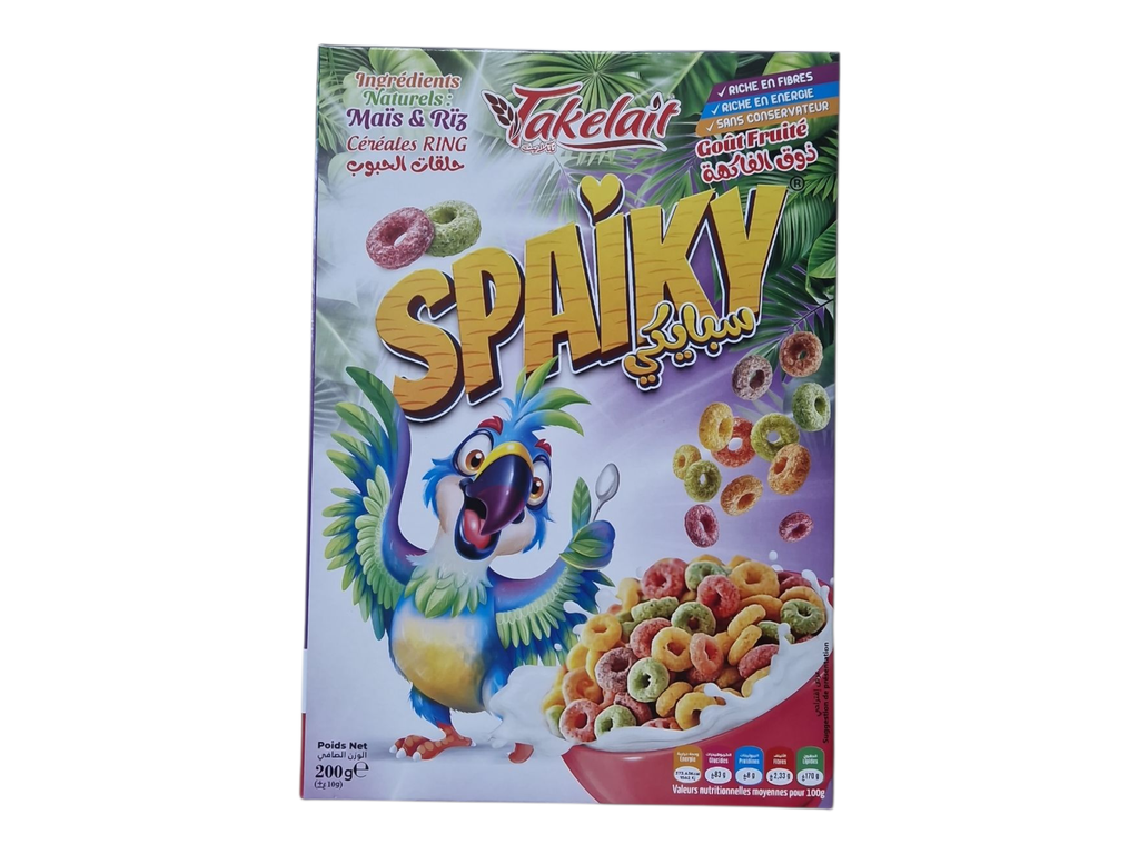 TAKELAIT spaiky flacon de céréales gout fruit 200g